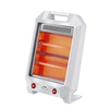 600W Portable Quartz Tube Chauffage Électrique 2 Vitesses Hiver Chaud Ventilateur Silencieux Pour Le Bureau À Domicile