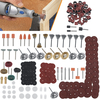 60/150/216 / 337Pcs Ensemble daccessoires pour outils rotatifs Convient à la tige 1 / 8Inch pour le polissage de me