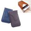 6.0 "+ 5.5" Double Poches Portable Sac de Taille en Cuir Universel Mobile Téléphone Card Cover Bag Outdoor Cover Storage
