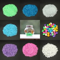 60g bricolage Micro paysage Colroful verre pierre décoration jardin plantes succulentes pot de fleur décor
