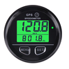 60mm GPS Indicateur de vitesse Compteur kilométrique LCD Kmh étanche à la poussière Kmh pour voiture Moto ATV Marine Bat
