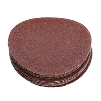 60pcs 3 pouces 60/80/120 papier abrasif avec tampon de polissage à la main de 75mm pour polir les outils abrasifs