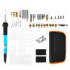 60pcs 60w bois à brûler stylo ensemble astuces pochoir soudure outils de fer pyrogravure artisanat kit