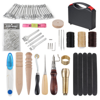 60pcs professionnel outils de bricolage en cuir pour la couture à la main couture des roues de travail estampage des out