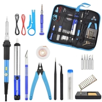 60W 110V / 220V puissance réglable température réglable fer à souder électrique outils kit station de soudage