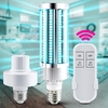60W 220V UV lampe stérilisateur E27 LED UVC ampoule télécommande désinfection lumière stérilisateur ozone tuer les bacté