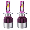 60W 7200LM COB LED phares de voiture ampoules de brouillard H4 H11 9005/9006 9-32V 6500K blanc