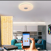 60W Smart LED Plafonnier RGB bluetooth Musique Haut-Parleur Dimmable Lampe APP À Distance
