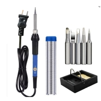 60W soudure électrique soudure kit fer kit réglable température outil de soudage