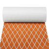 60x190cm Orange et Blanc Mousse EVA Marine Feuille de Teck Plancher Synthétique Bateau Decking Yacht Pad
