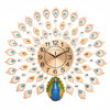 60x60cm 3D Grand Peacock Horloge Murale Salon Chambre Chambre Décorations