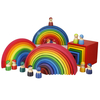 6/12 pièces Colorful blocs de construction pour bébé en bois enfants jouet enfants cadeaux améliorer la créativité ＆ cap
