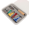 6/12/18 / 25mm Tissu Bias Binding Tape Maker Kit Set Binder Pied Pour Coudre Quilting + AWL