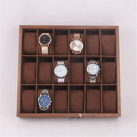 6/12/18 fentes en bois montre présentoir Collection mallette de rangement boîte organisateur