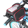 6.2 "Sac avant de bicyclette pour téléphone portable Sacoche bilatérale à écran tactile pour tube