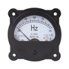 62T51-Hz AC 220V 380V 45-55 Hz Voltmètre de fréquence noir Mètre de panneau Cadran analogique rond