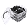 630 pcs 16 sortes plastique voiture corps push pin rivet attache garniture moulure clip attache clip kit