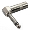 6.3mm 1/4 pouce à Angle Droit Jack Connecteur Mâle Audio Connecteur Microphone