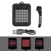 64 LED feu arrière de vélo intelligent rouge Laser cyclisme lumière clignotants feu arrière USB rechargeable lanterne de