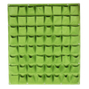 64 poches verticales sac de plantation Tenture murale fleur planteur Grow Pouch Garden Grow Bag
