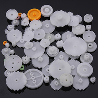 64 Type engrenage à vis sans fin simple engrenage à vis sans fin à engrenages de couronne en plastique