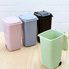 650 ml mini poubelles de bureau pratiques poubelles avec couvercle ménage propre poubelle bureau
