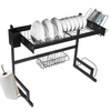 65 / 85cm cuisine égouttoir évier plat séchage Drain étagère vaisselle tasse bol rangement plateau titulaire organisateu