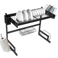 65 / 85cm cuisine égouttoir évier plat séchage Drain étagère vaisselle tasse bol rangement plateau titulaire organisateu