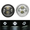 6.5inch 12V Moto LED Phare rond Hi / Lo Beam Bulb Cafe Racer Universal