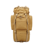 65L Outdoor Tactique Molle Sac À Dos Sac À Dos Imperméable 900D Nylon Sac À Bandoulière Camping Randonnée Trekking