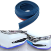 6.5x250cm universelle avant de la voiture kit de corps protecteur en caoutchouc jupe lip bumper splitter menton spoiler