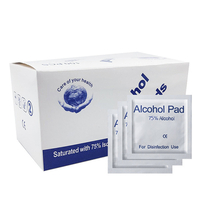 6*6 6*3 100 pièces coton désinfecté 75 degrés alcool coton lingettes de nettoyage alcool coton tampons