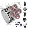 6D Indépendant Têtes Flottantes Rasoir Électrique Smart Travel Lock LED Affichage Rasoir Électrique IPX6 Étanche USB Cha