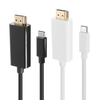 6ft 1.8M 4K USB3.1 Type C mâle à HD câble adaptateur mâle pour tablette MacBook Pro