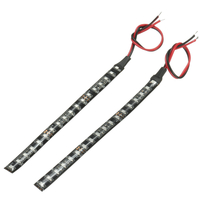 6inch Moto Flexible 18 LED Clignotant Bande Lumineuse Ambrée Lumineuse