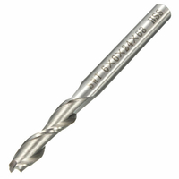 6mm 2 flute Trépan de fraise à bout hss cnc