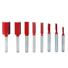 6mm tige 6.35mm lame Double flûtes mors droit outil de coupe pour le bois