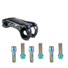 6Pcs / Box Vélo Vélo Guidon Alliage Vis Titane Plaqué Vis M5 / M6 * 18MM