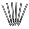 6pcs 0.5-3mm en acier en cuir perforateur Hole Craft Kit Set Hollow Punch Belt Leather Craft Tool