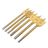 6pcs 10-25mm bêche plate foret à bois tige hexagonale pour le travail du bois bêche foret