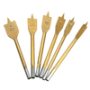 6Pcs 10-25mm Flat Wood Drill Bit Set 1/4 Pouce Shank HSS Billes plates en titane Revêtue