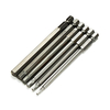 6pcs 100mm Longueur Jeu de bits de tournevis à tête hexagonale hexagonale hexagonale de 1/4 po