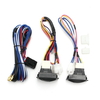 6Pcs 12V universelle Power Window Switch Kits avec le faisceau de câblage d