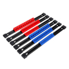 6pcs 1/4 3/8 1/2 pouce douille organisateur montable coulissante titulaire rail rack de stockage doutils