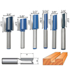 6pcs 1/4 Pouce Bits de Routeur Jarret Kit Coupeur de Menuiserie