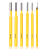 6pcs 150mm Pin Punch Kit Set Trou Solide Poinçon Ciseau Usinage Maintenance En Bois À Bois