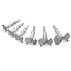 6pcs 30-60mm Forstner Drill Set Charnière Fraises À Bois Scie Cutter