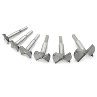 6pcs 30-60mm Forstner Drill Set Charnière Fraises À Bois Scie Cutter