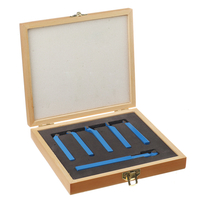 6pcs 8/10 / 12mm ensemble doutils de tour de carbure coupe tournant peu CNC ennuyeux