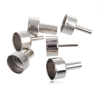6pcs 858 buse de pistolet thermique dessoudage à air chaud gare pistolet bouche